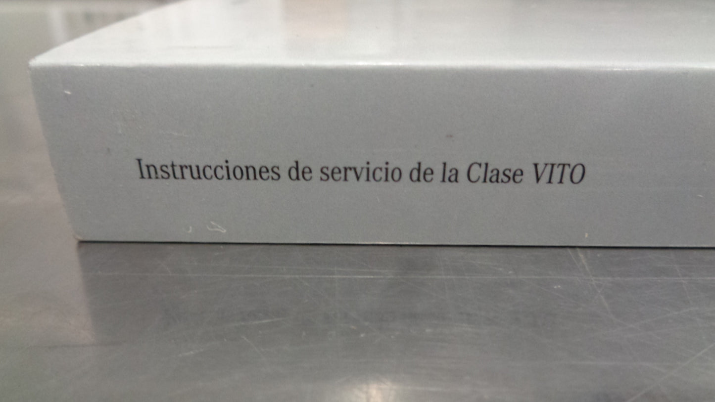 Mercedes Benz Vito Instruction Manual (in Spanish) New Part