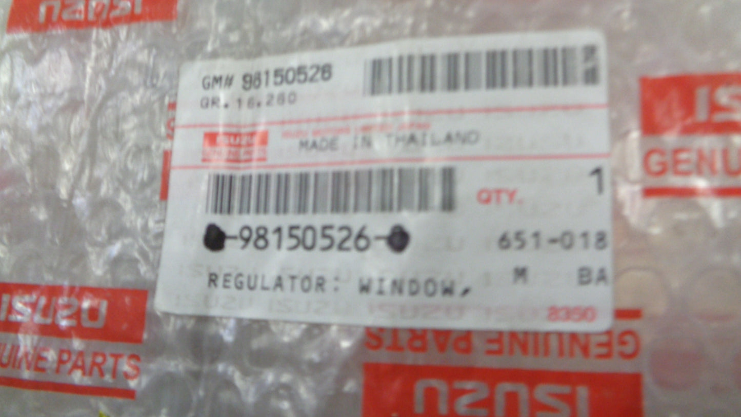 Holden RA Rodeo Genuine Rear Left Window Regulator New Part