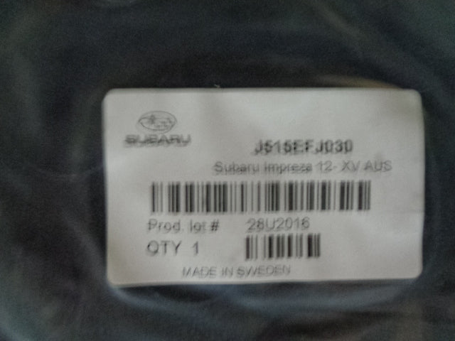 Subaru XV Genuine Low Dish Cargo Mat New Part