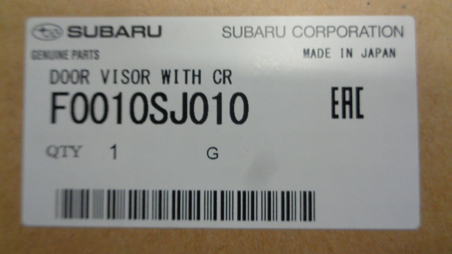 Subaru Forester Genuine Chrome Weathershield Set New Part