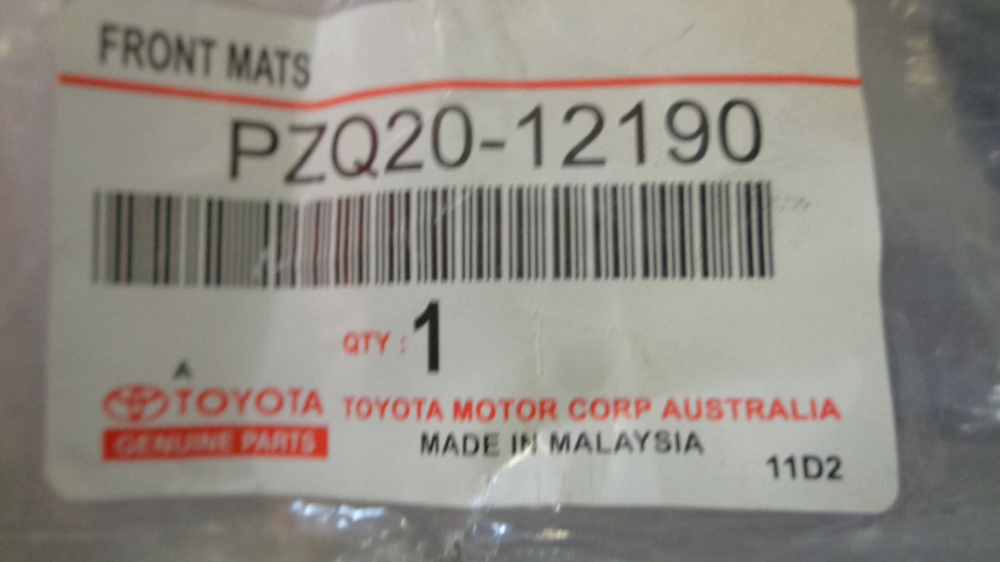 Toyota Corolla Hatch Genuine Front Rubber Floor Mats New Part