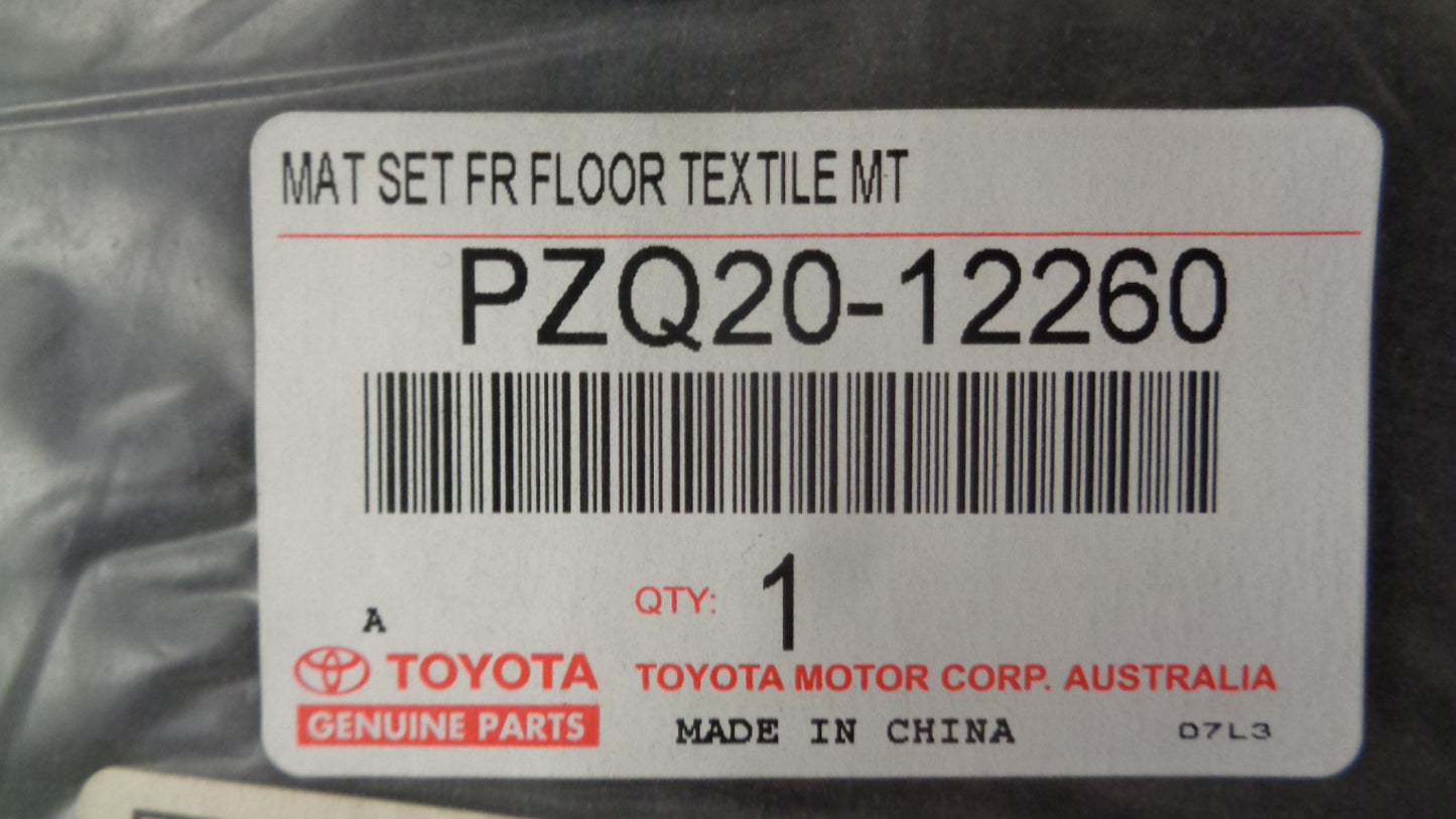 Toyota Corolla Genuine Carpet Mat Set New Part