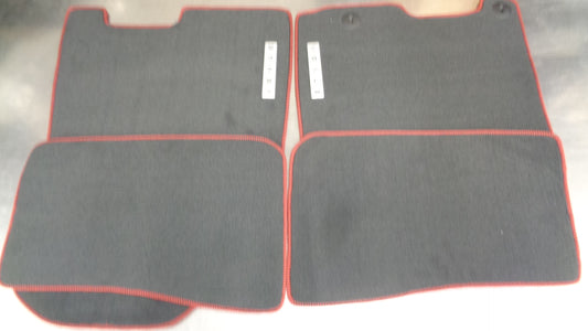 Hyundai Venue Genuine Carpet Floor Mat Set With Red Stitching New Part