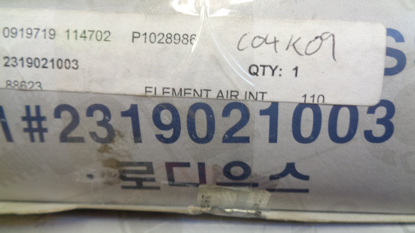 Ssangyong Genuine Air Filter New Part