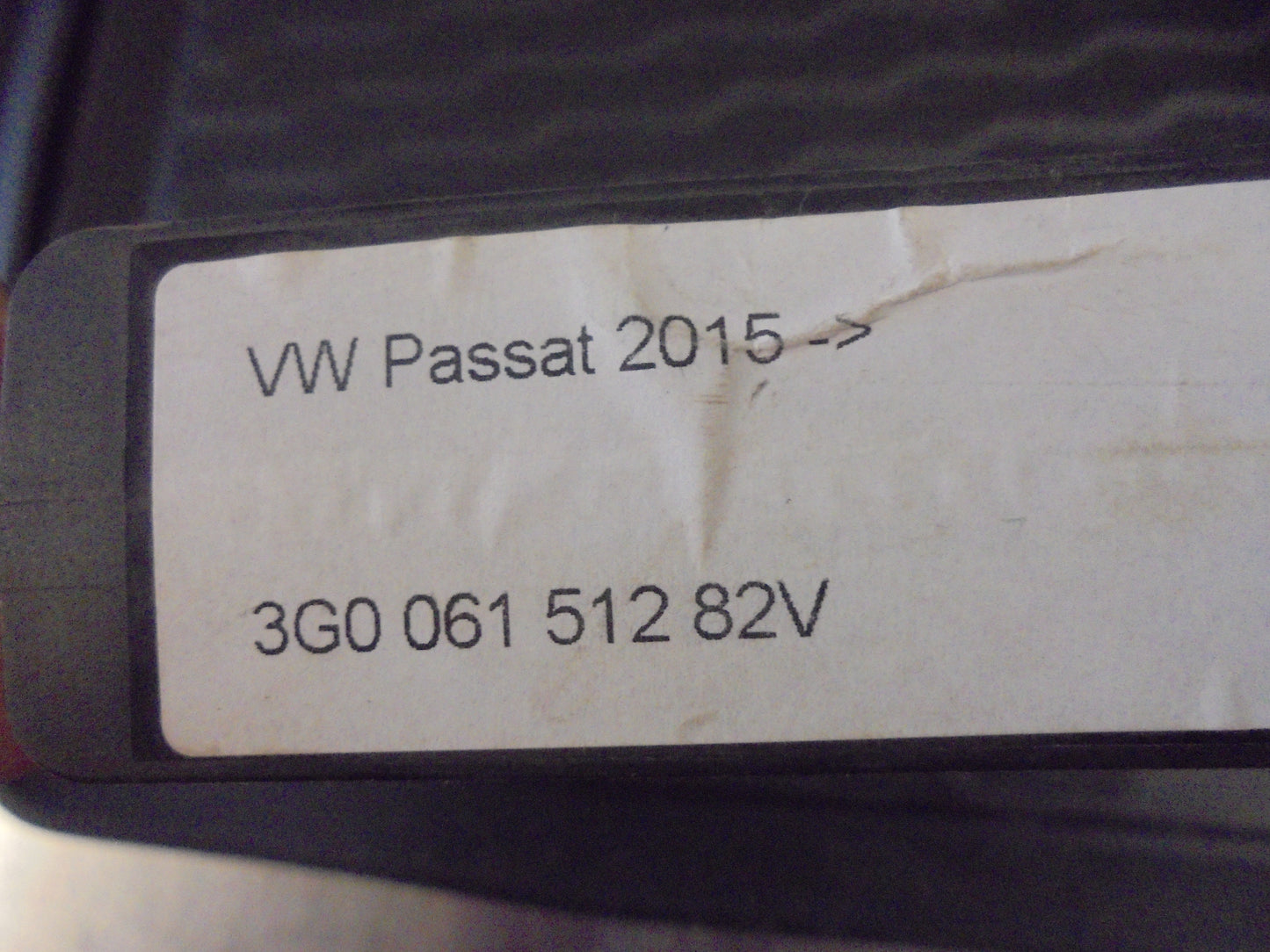 VW Passat Genuine Rubber Front Floor Mat 2015 On New Part