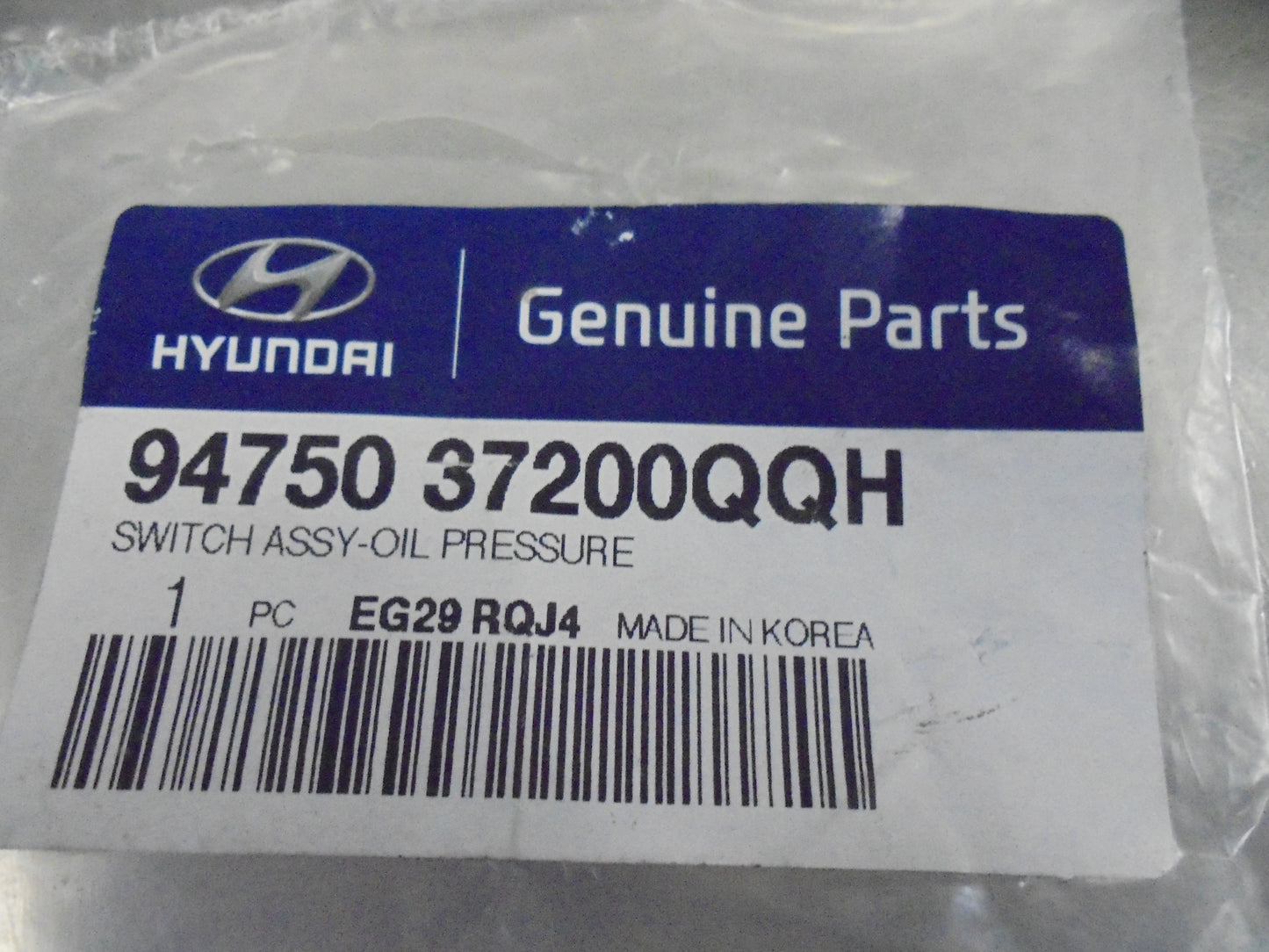 Hyundai Genuine Oil Pressure Switch Assembly New Part