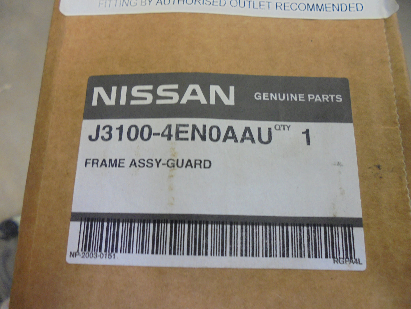 Nissan Qashqai J11 Genuine Cargo Barrier Dog Guard New Part
