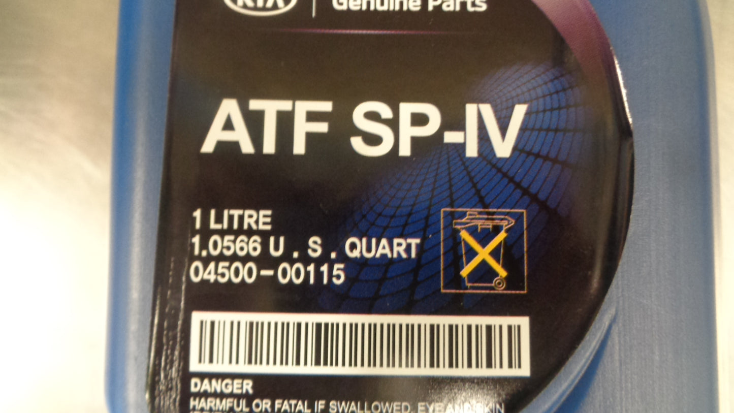 Kia Genuine Transmission Fluid New Part