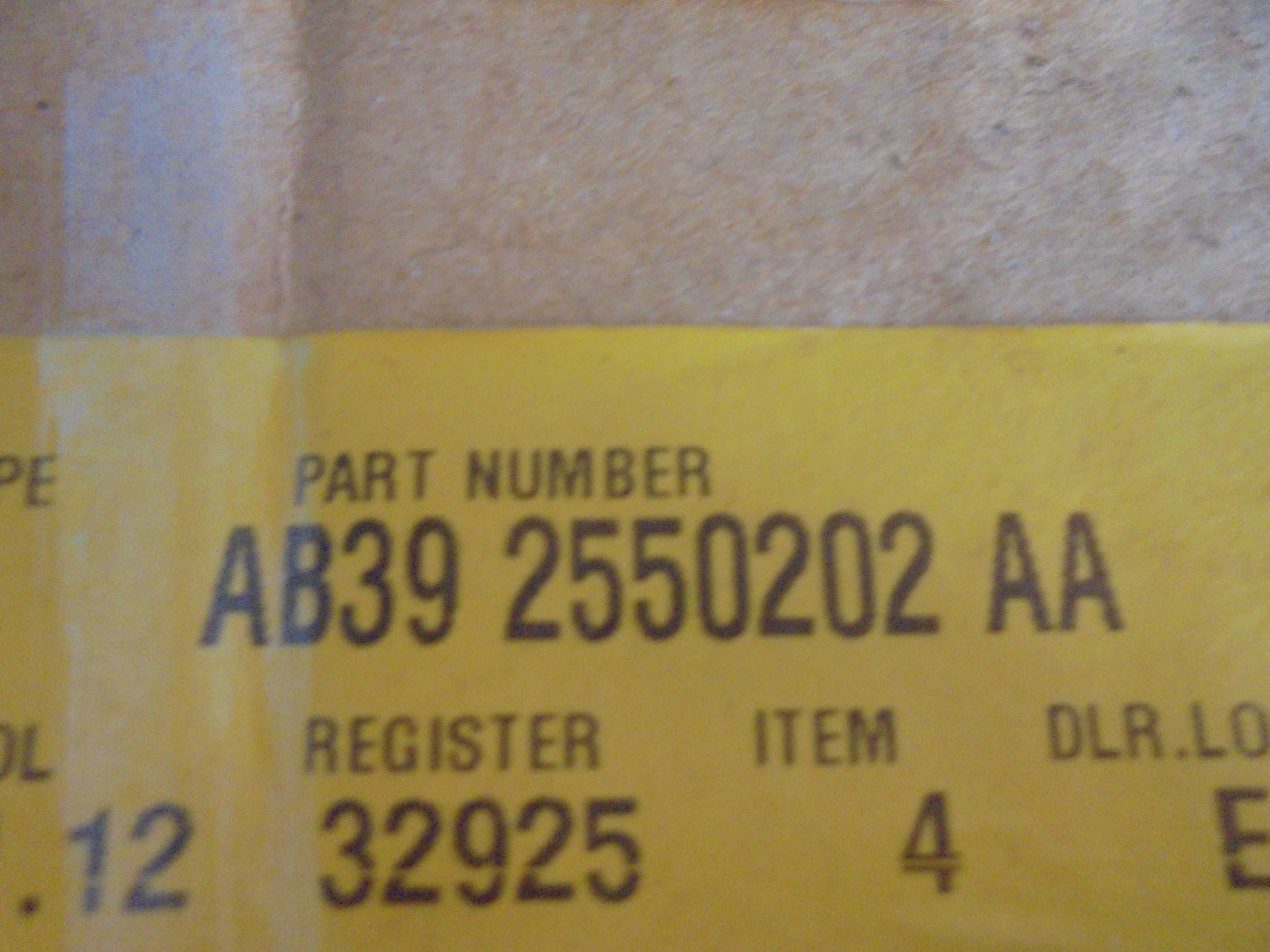 Ford Ranger PX Genuine Single Cab Roof Panel New Part