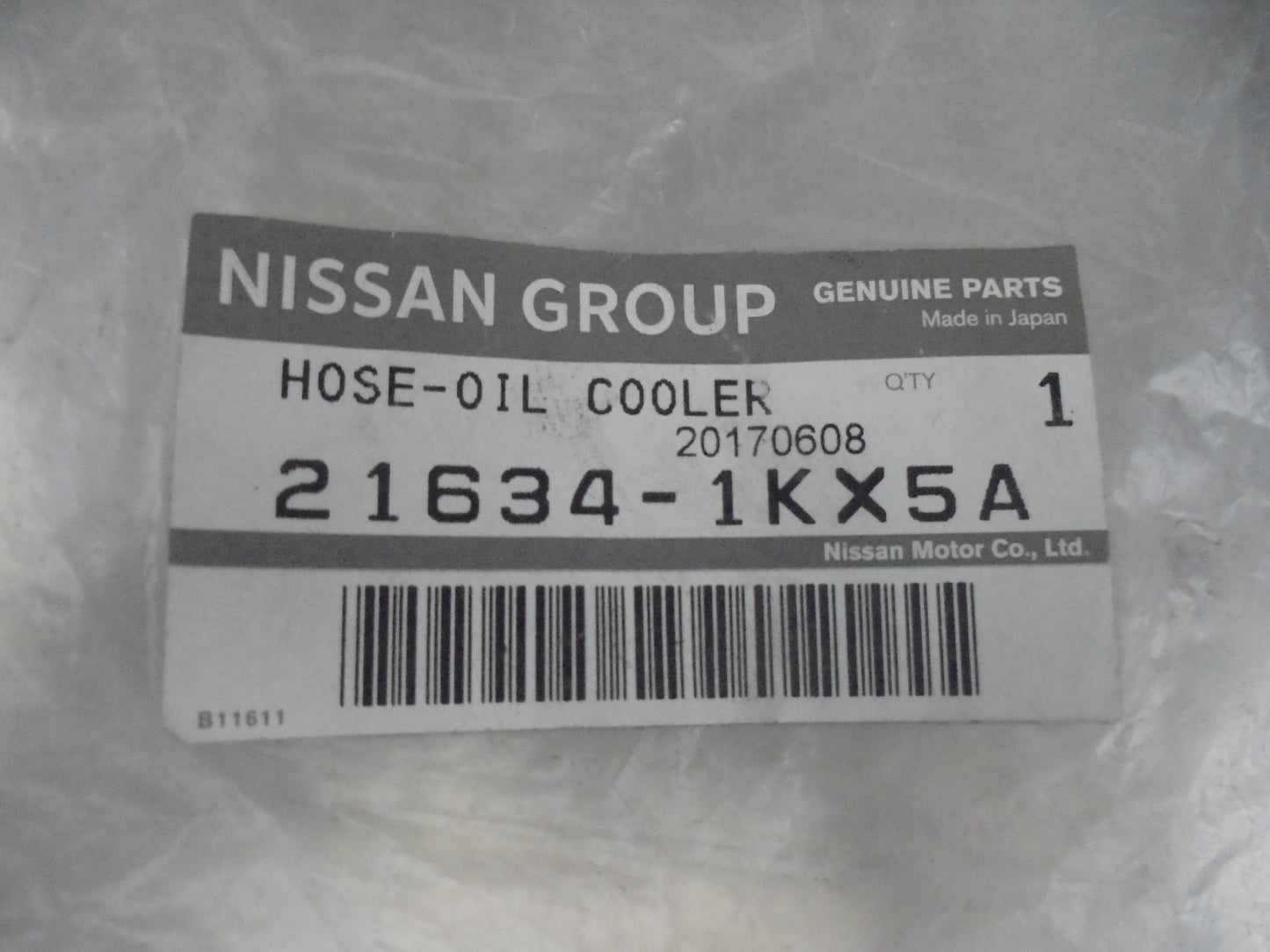 Nissan Juke Genuine Auto Transmission Oil Cooler Hose New Part