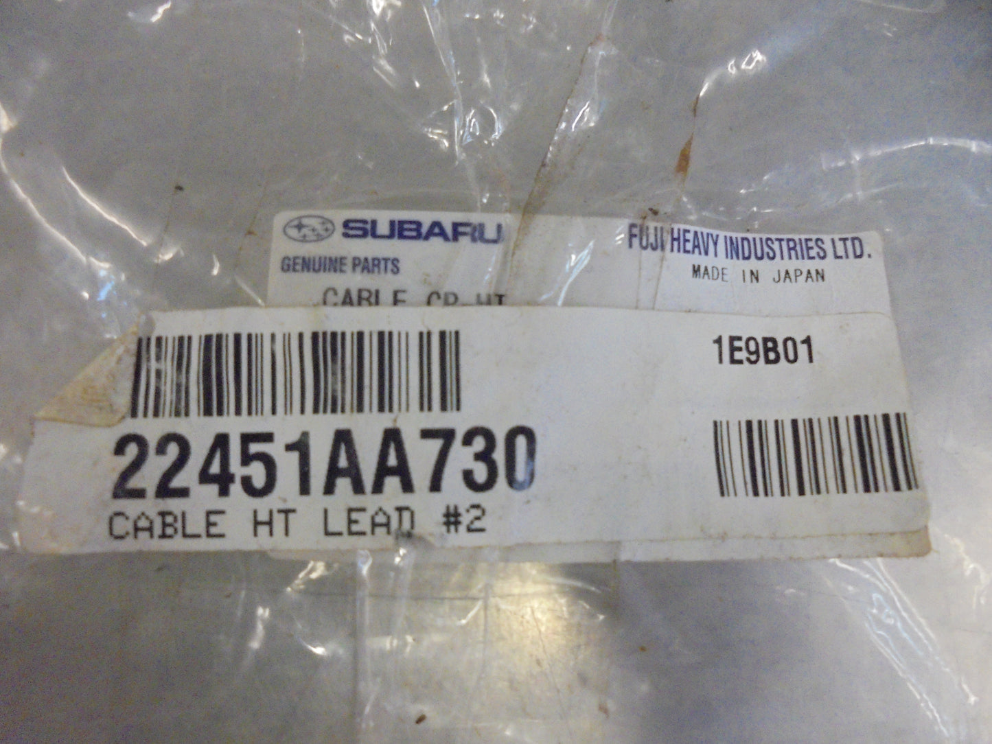 Subaru Forester-Impreza Genuine No2 Spark Plug HT Lead Cable New Part