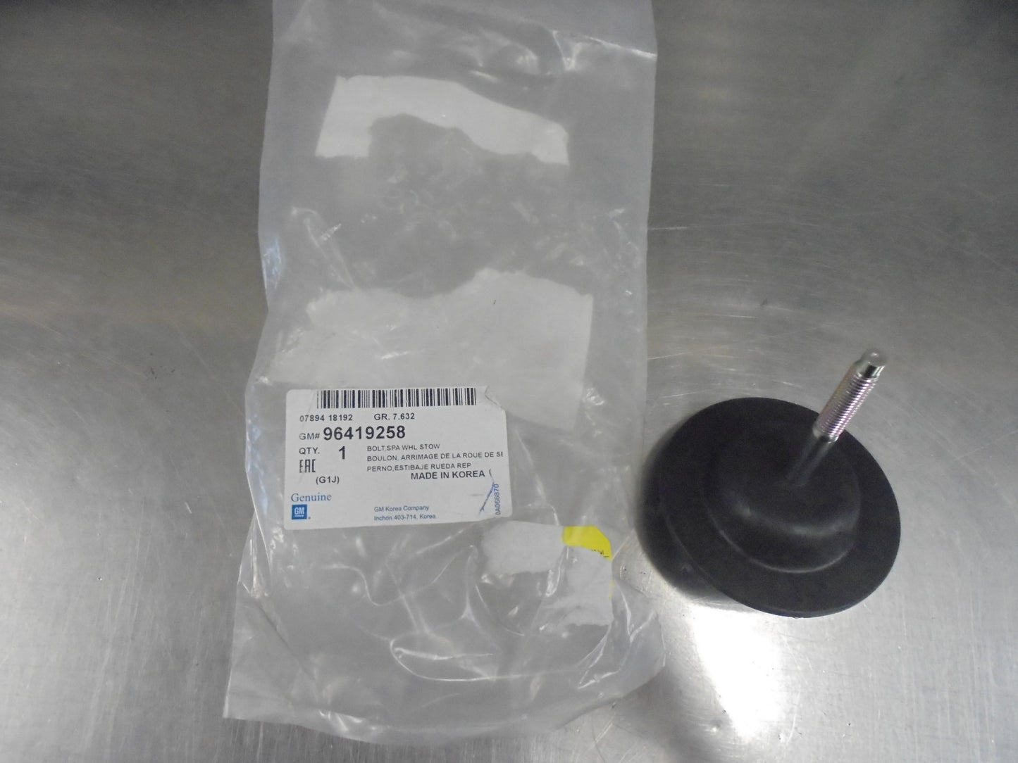 Holden Spark Genuine Spare Tyre Bolt Holder New Part