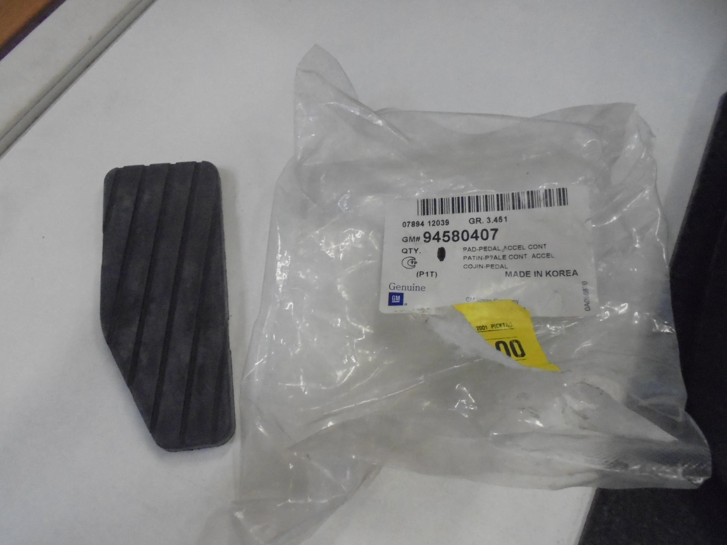 Holden Barina/Matiz Genuine Accelerator Pedal Rubber Pad New Part