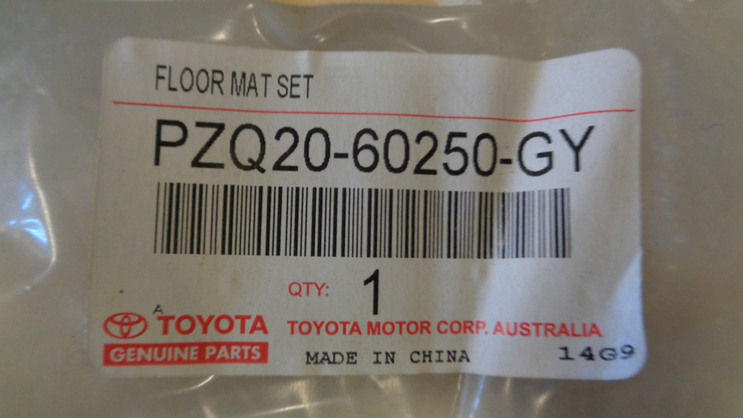 Toyota Prado GX/GXL Altitude SE Manual Genuine Front Mat Set New Part