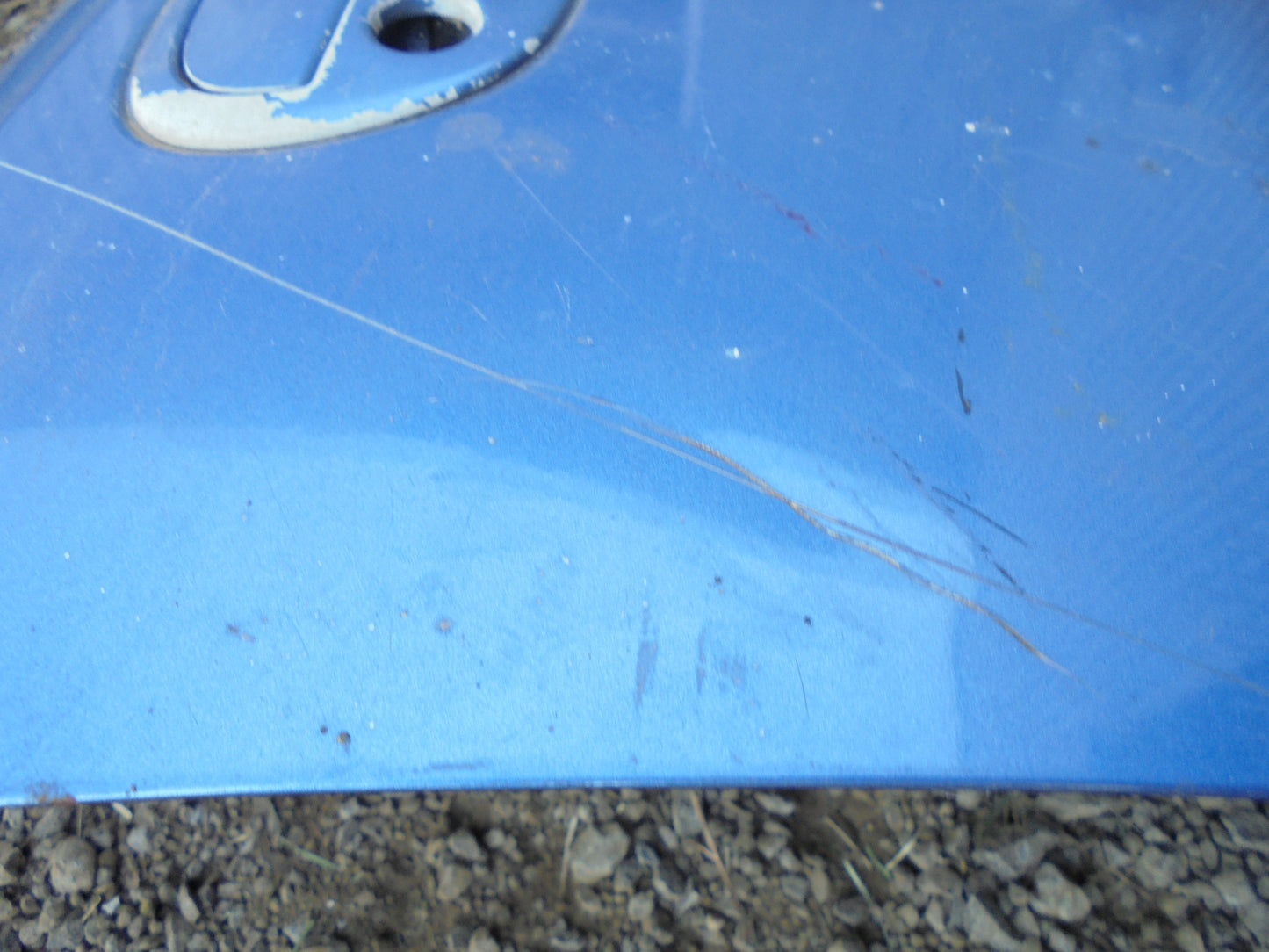 Hyundai Accent Drivers Front Door Factory Blue Used Part