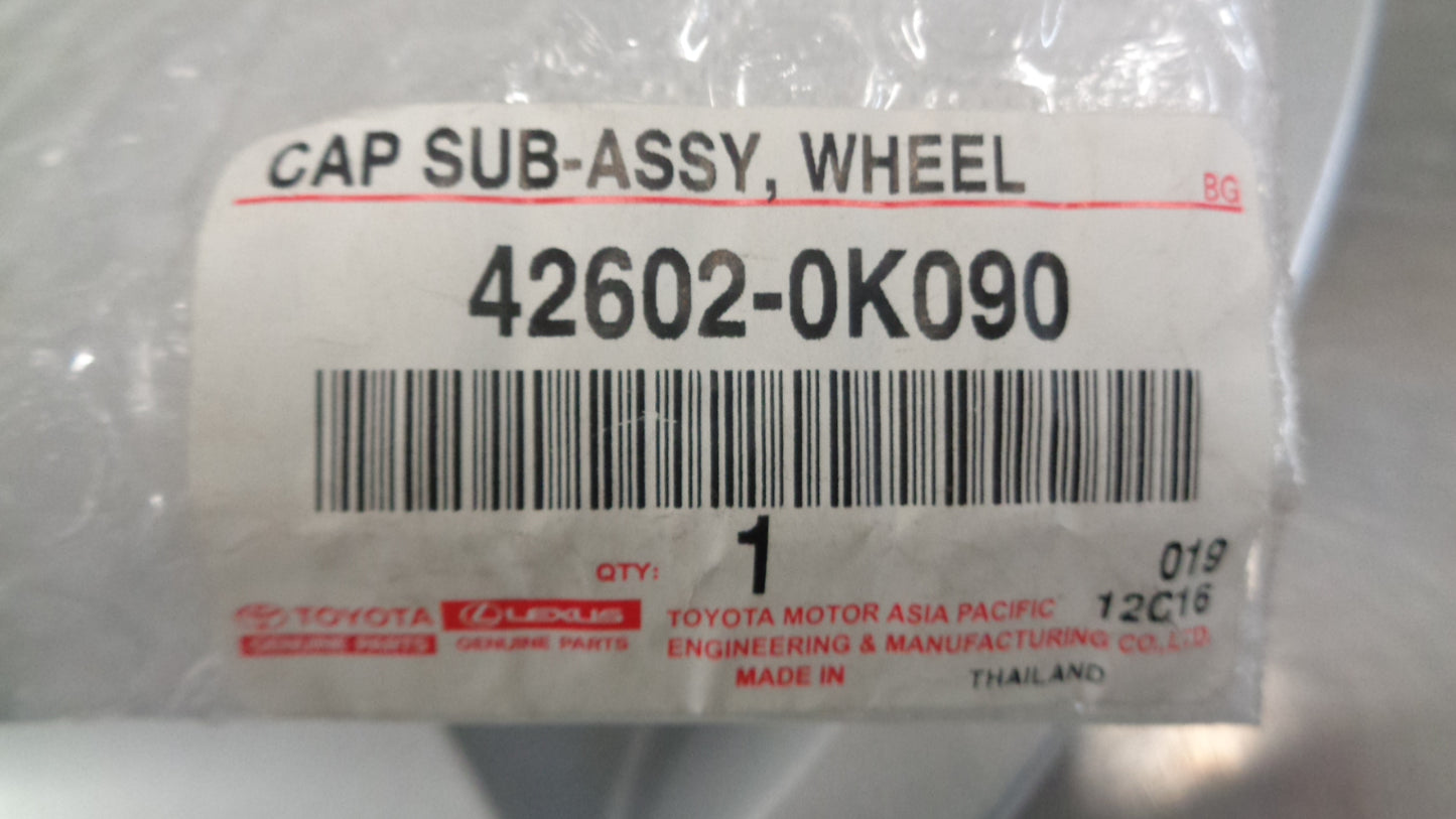 Toyota Hilux Genuine 16' Wheel Cap Sub Assy Set New Part