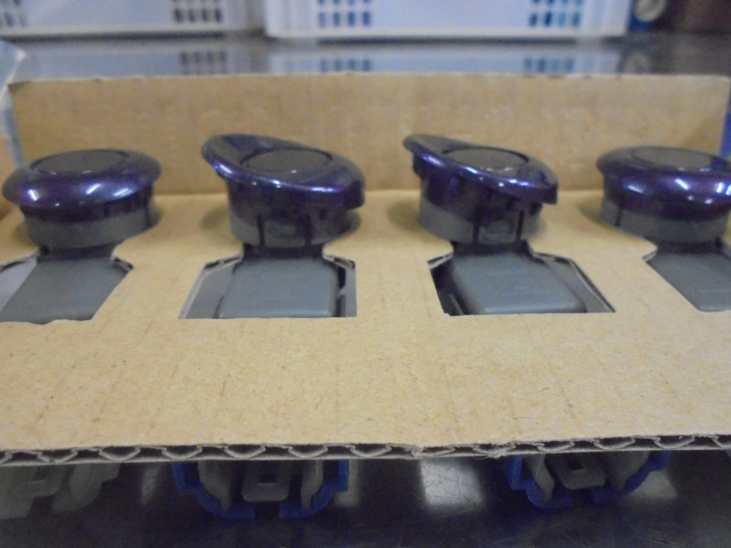 Honda Civic 5 Door Genuine Purple Rear Park Assist 4 Head And 4 Clips New Part