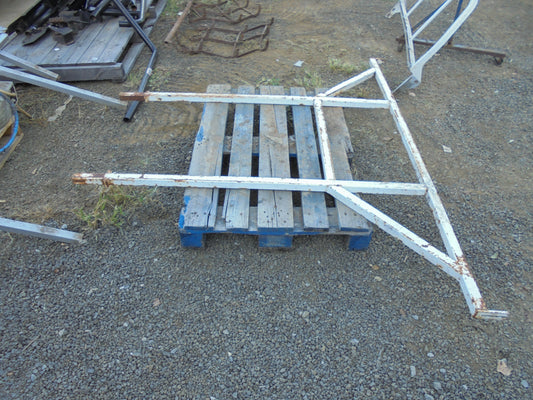 White Rear Steel Ladder Rack VGC Used Part