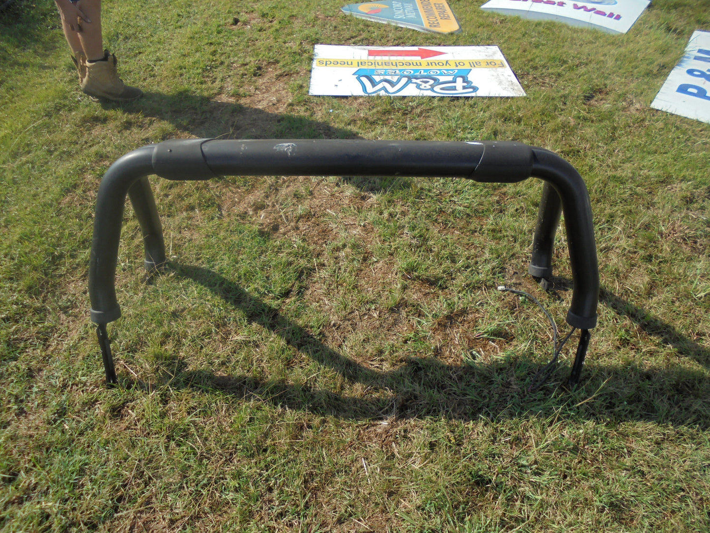 Nissan Navara D23 NP300 Genuine front sports bar Black Used Part
