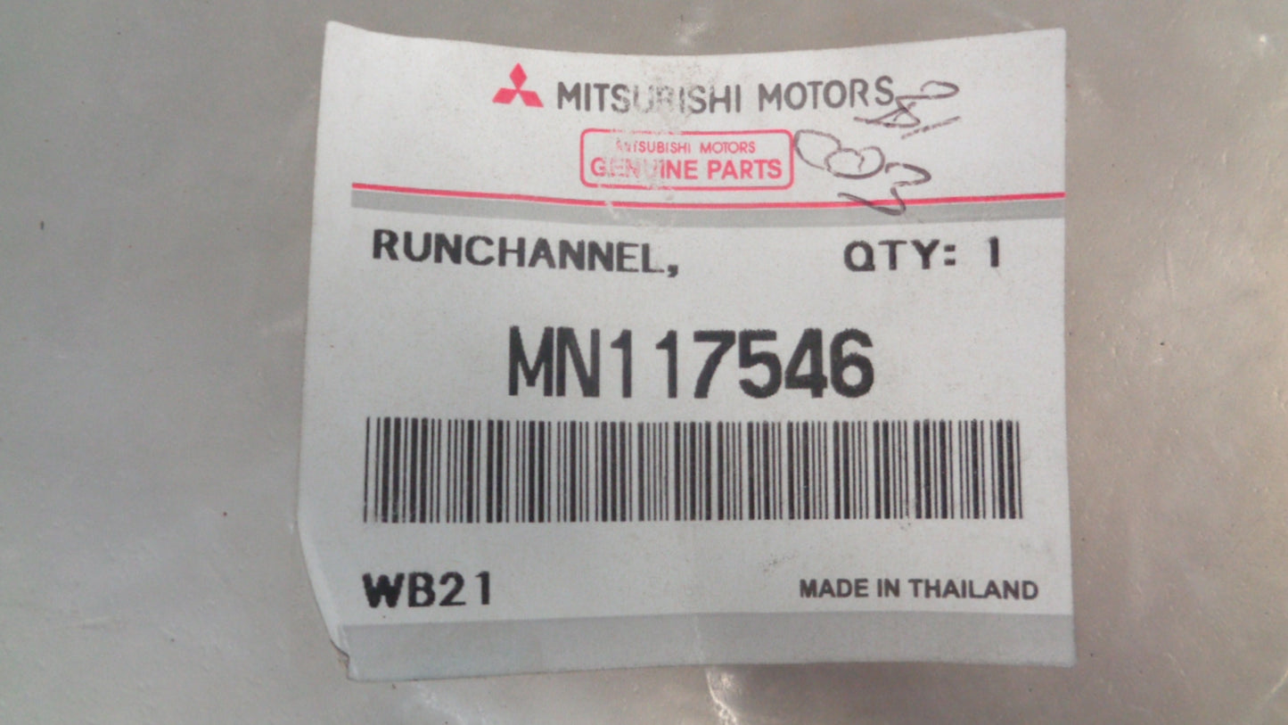 MN Triton Genuine Drivers Side Window Run Channel New Part
