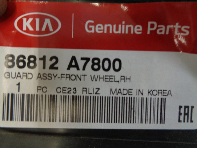 Kia Cerato Genuine Right Hand Front Inner Wheel Guard New Part
