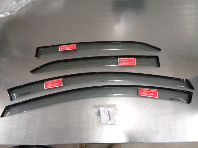 Toyota Corolla Sedan Genuine Slimline Weathershield Set New Part