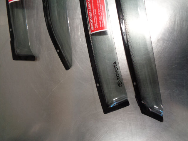 Toyota Corolla Sedan Genuine Slimline Weathershield Set New Part