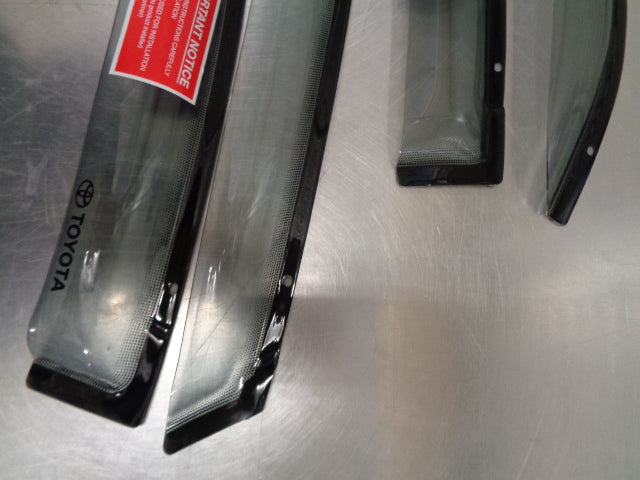 Toyota Corolla Sedan Genuine Slimline Weathershield Set New Part