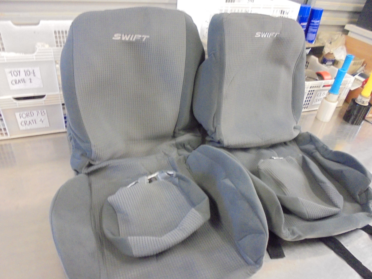 Suzuki Swift Genuine Front Fabric Cloth Seat Covers New Part