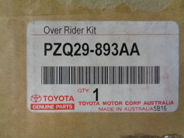 Toyota Genuine Bullbar Overrider Kit New Part