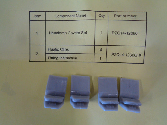 Toyota Corolla Sedan Genuine Headlight Protector Pair New Part