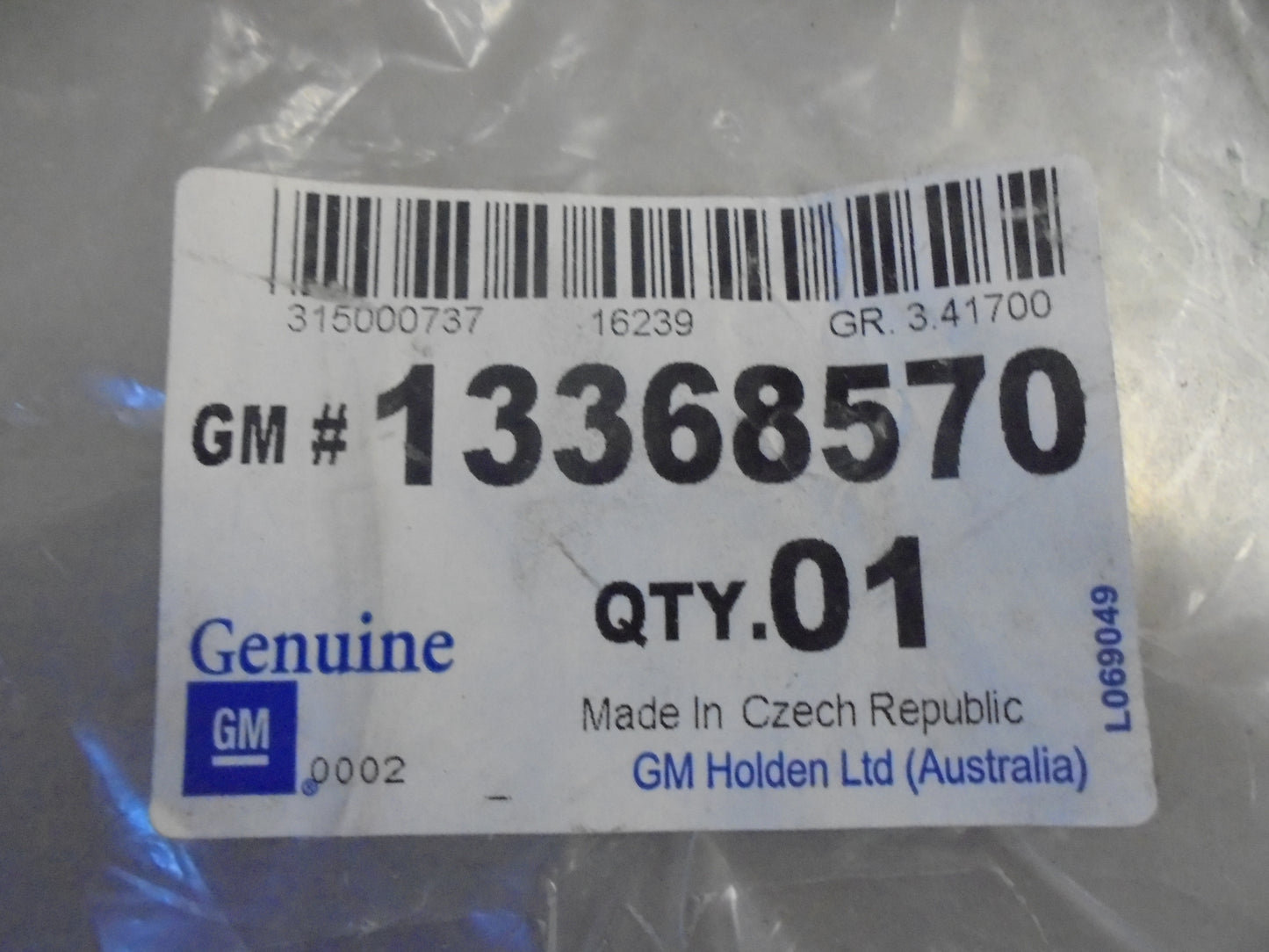 Holden Astra-J Genuine Lower Air Box Assembly New Part