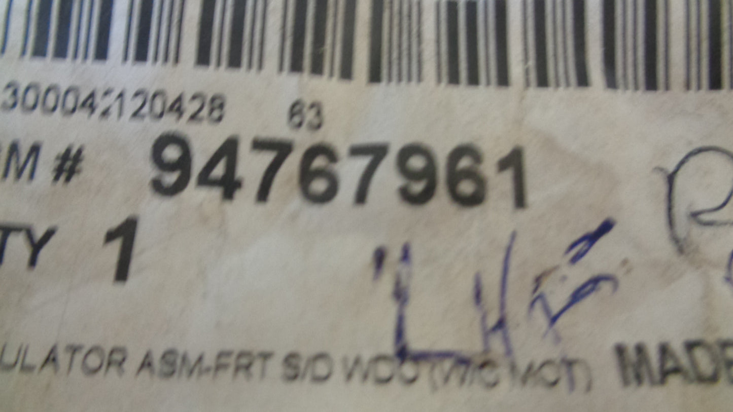 Holden Colorado Genuine Front Lefthand Electric Glass Machine New Part