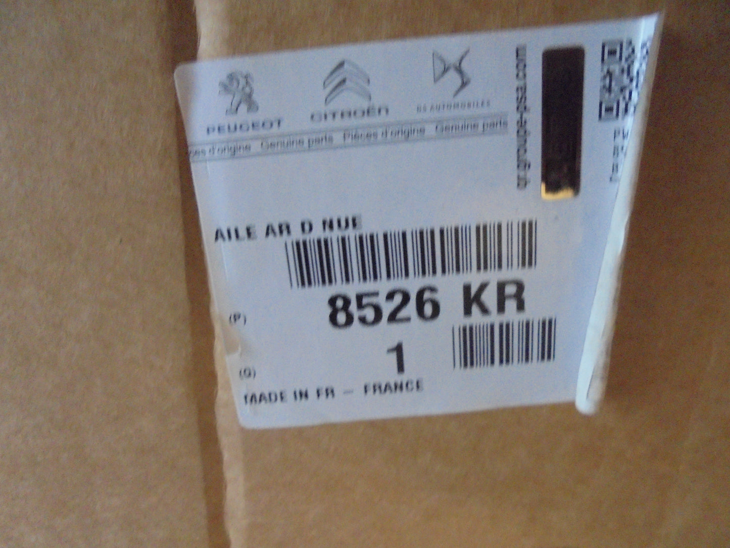 Citroien C5 III Genuine Right Hand Rear Quator Panel New Part