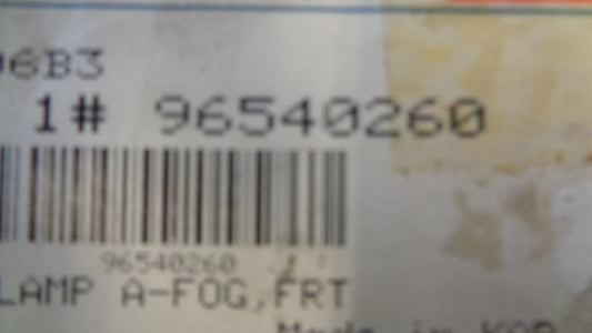 Holden Barina Genuine Right Fog light New Part