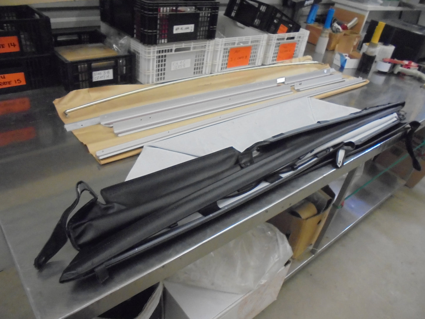 Nissan Navara D40 Thai Genuine Soft Tonneau Cover Kit Suits Sports Bar New Part