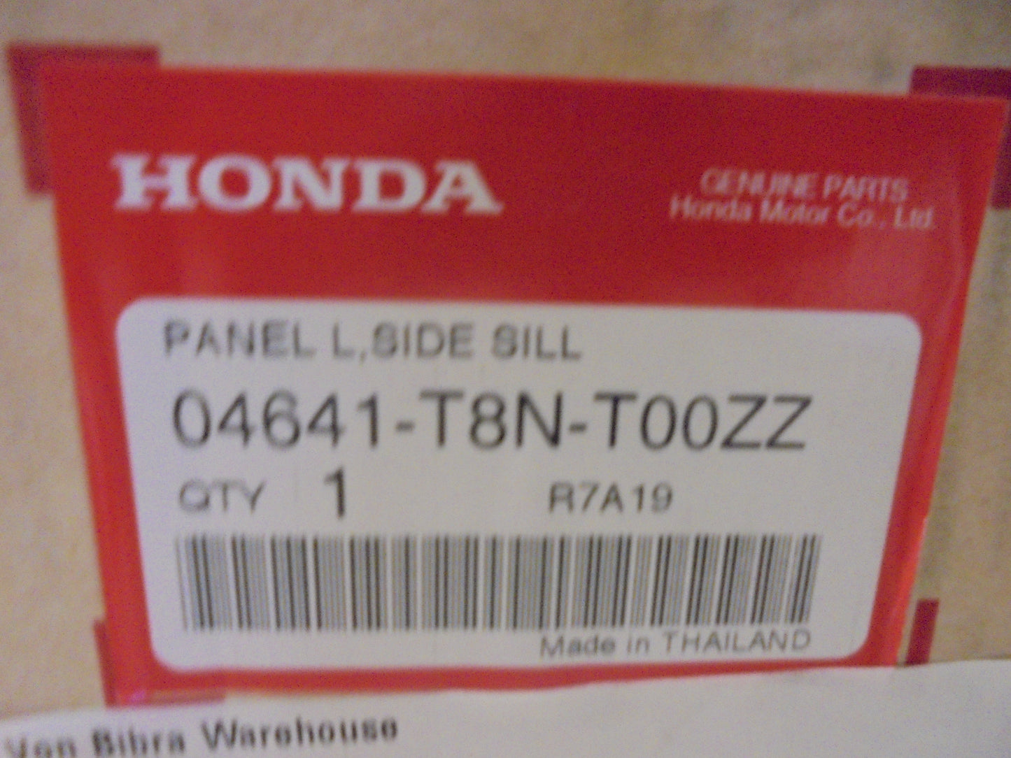 Honda City Genuine Left Hand Sill Panel New Part