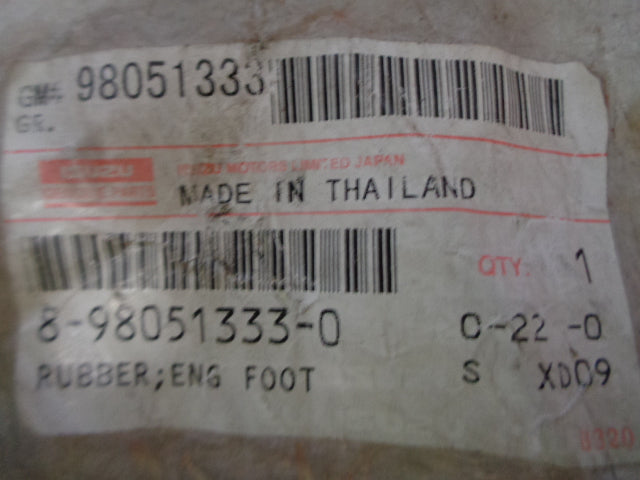 Holden Colorado 2.4L Genuine Right Hand Engine Mount Rubber Foot New Part