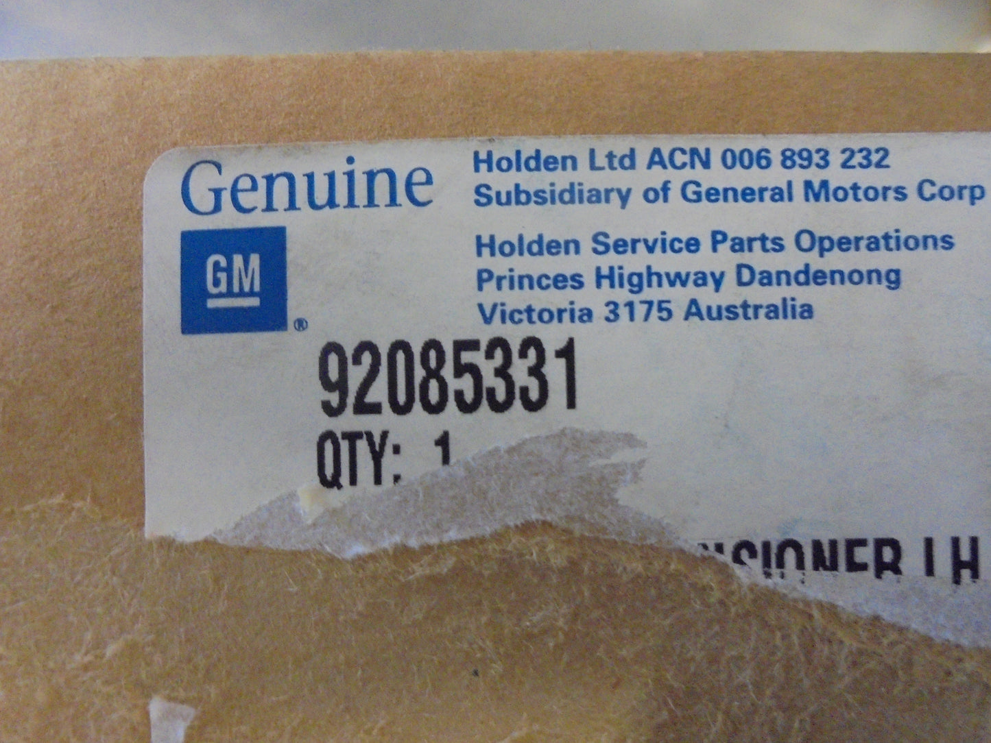 Holden VT-VX-VY Commodore-Calais Statesman Caprice Genuine Left Hand Seat Belt Pretensioner New Part