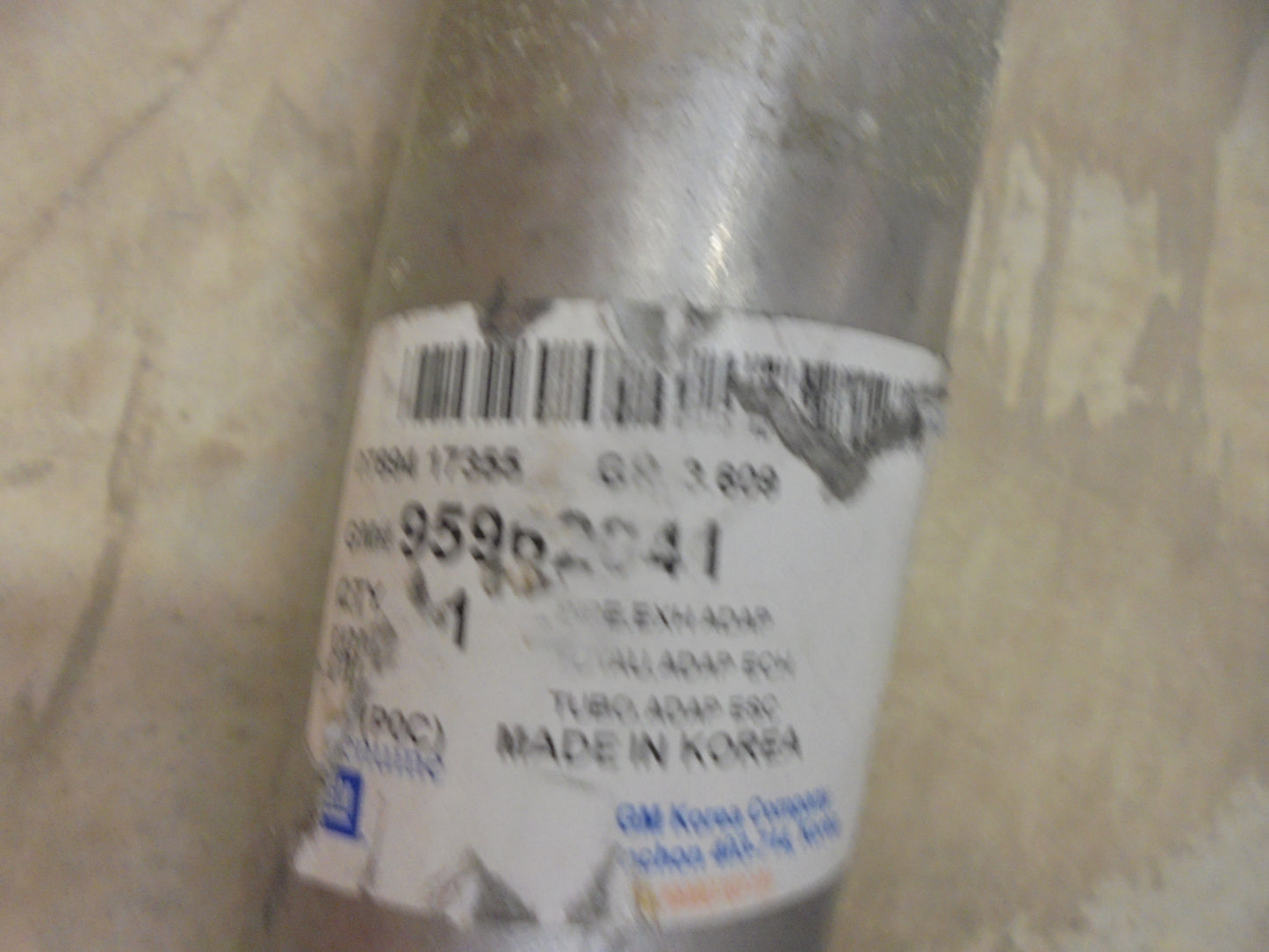 Holden Captive CDTI Genuine Exhaust Pipe New Part