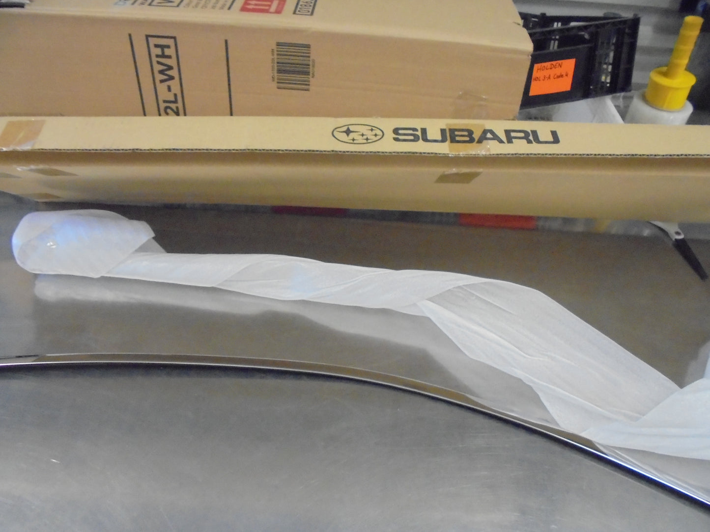 Subaru Forester Genuine Left Hand Chrome Door Sash Molding New Part