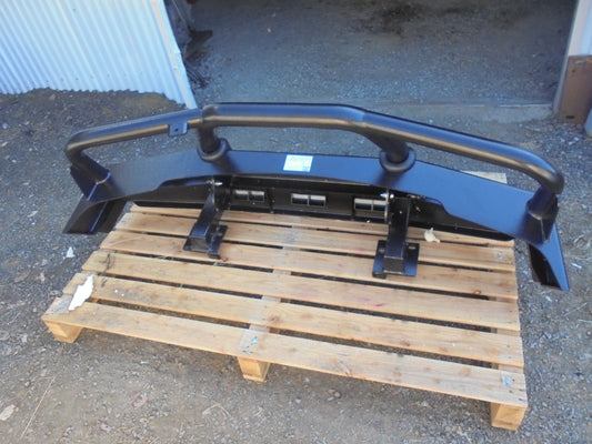 ECB Alloy Bull Bar Black Ripple Powder Coat Finish Suits RA Rodeo-Isuzu D-Max New Part