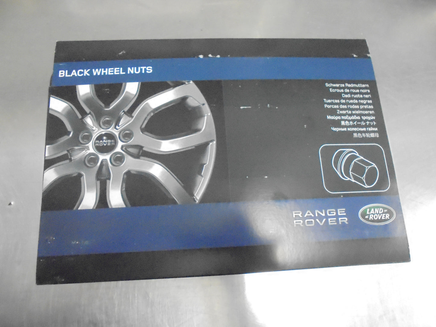 Land Rover Range Rover-Discovery-Range Rover Sport Genuine Black Chrome 20 Piece Wheel Nut Set New Part