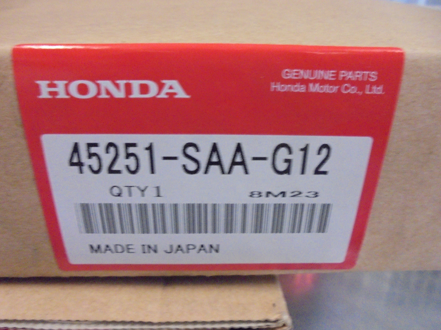 Honda Jazz Genuine Front Brake Rotors (Pair) New Part