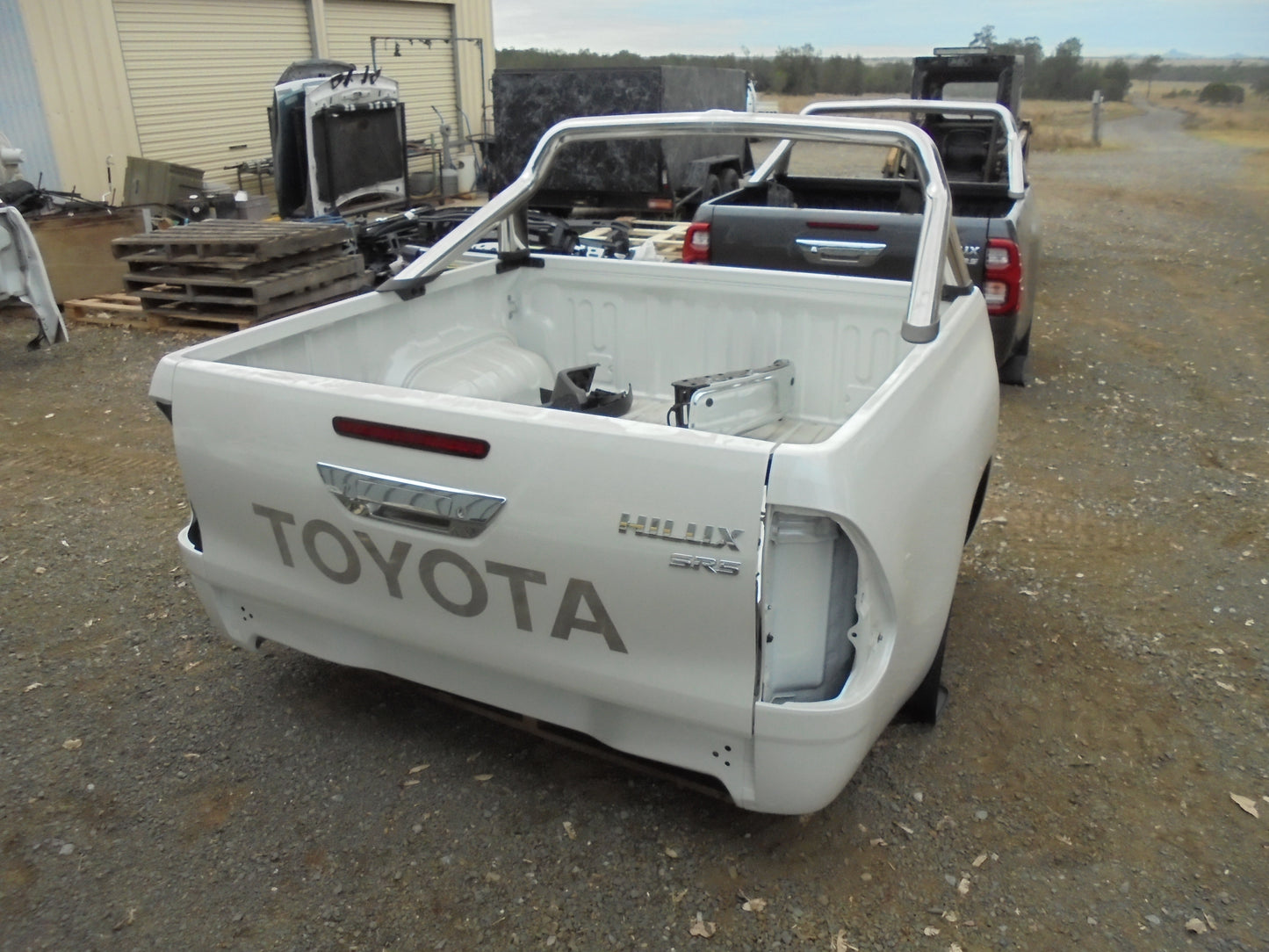 Toyota Hilux SR5 Dual Genuine Cab Tub (No Tail Lights) Pearl White New Part