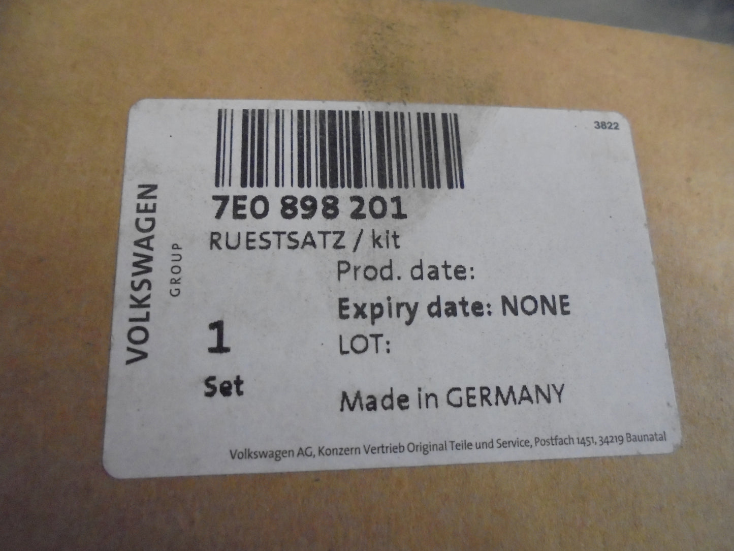 VW-Audi-Seat Genuine Air Bag Actuator New Part