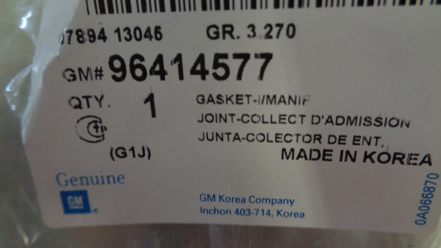 Daewoo Lacetti Genuine Intake Manifold Gasket New Part