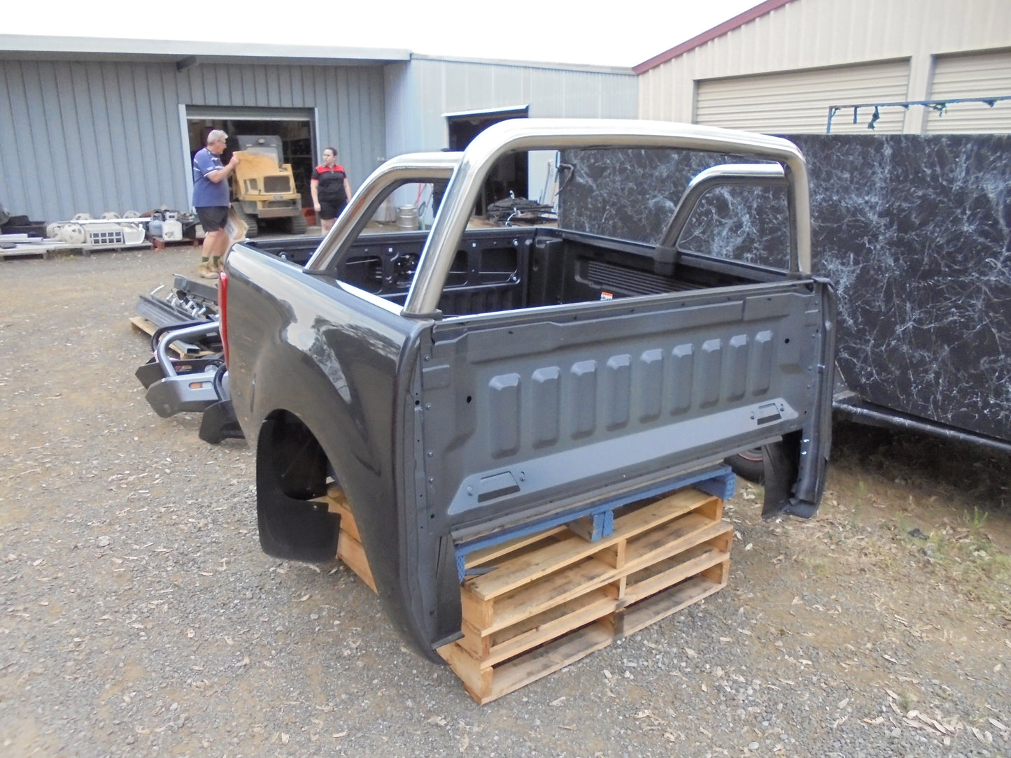 Ford PX3 XLT Ranger Genuine Dual Cab Tub Assembly with Tail Lights/Sports Bar/Tub Liner New Part