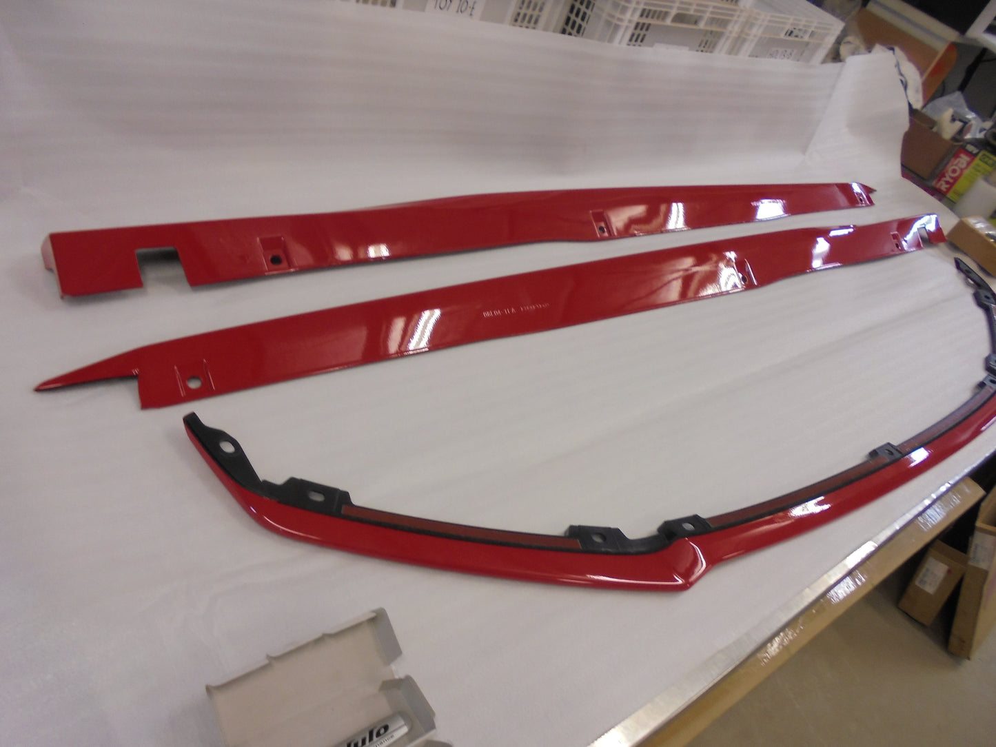 Honda Civic Hatch Genuine Red Pack Spoiler Kit New Part
