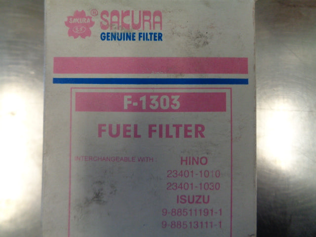 Sakura Fuel Filter Element Suits Hino/Isuzu Trucks/Buses New Part